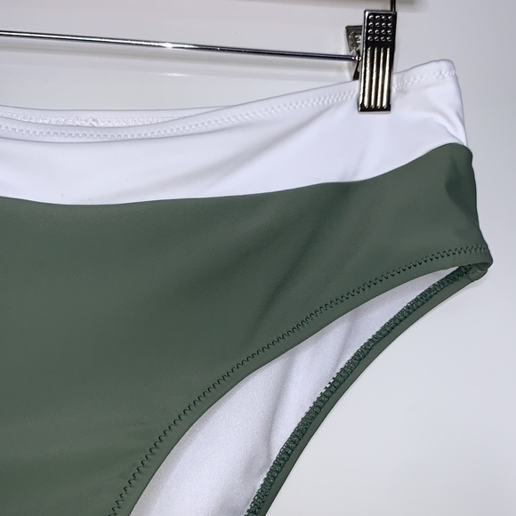 NEW BLOOMING JELLY Green White High Rise Bikini - Picture 11 of 16